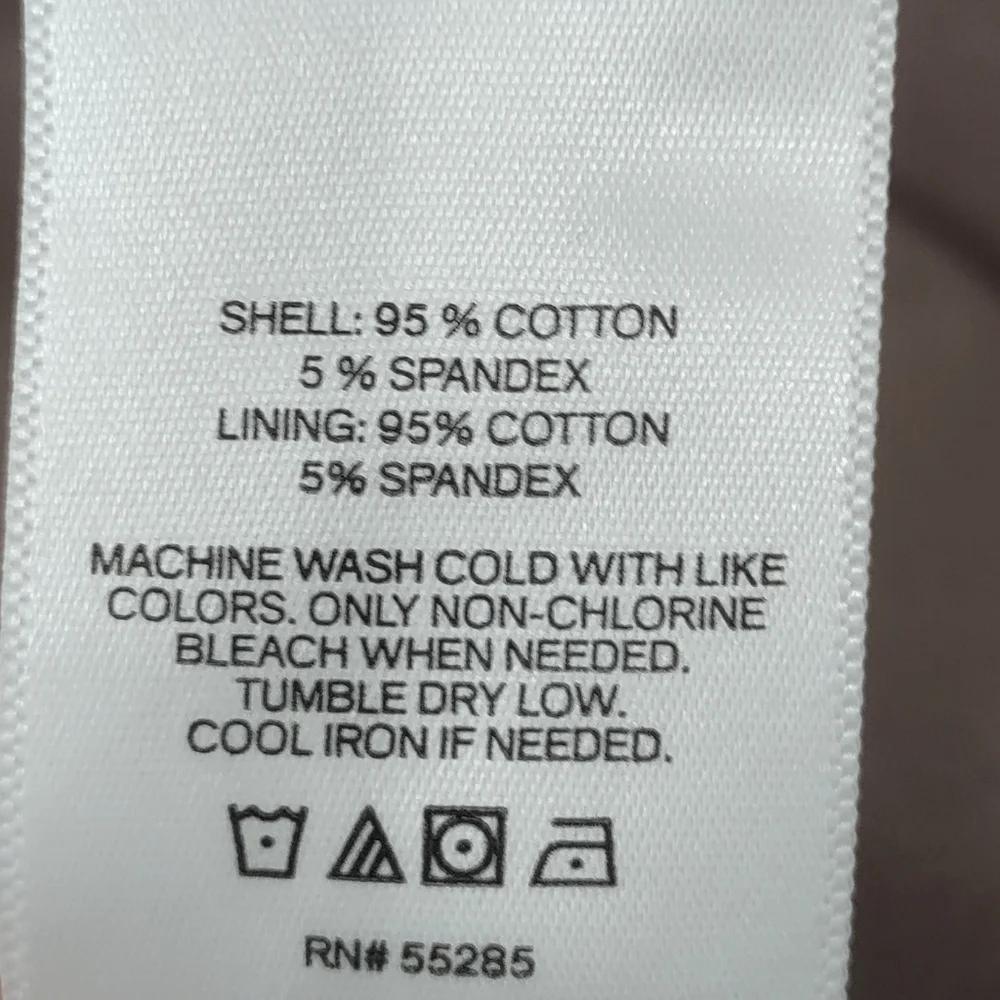 NWT Express Body Contour Stretch Cotton Crew Neck Baby Tee Mushroom Size S - Picture 7 of 11